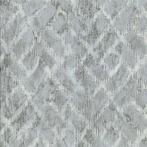 Bunter Slate Distressed Geometric Wallpaper