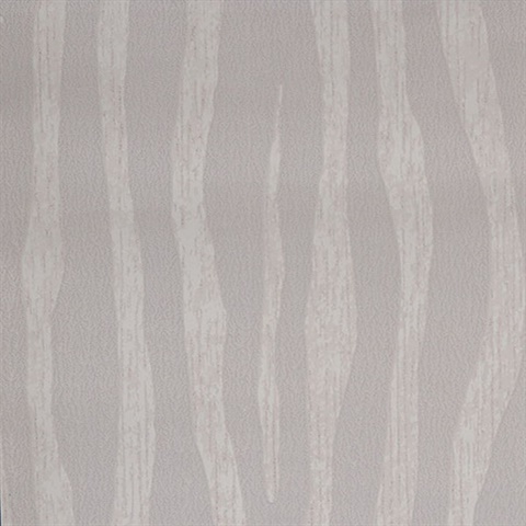 Burchell Bone Zebra Vertical Stipe Grit Wallpaper
