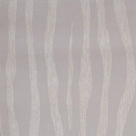 Burchell Bone Zebra Vertical Stipe Grit Wallpaper