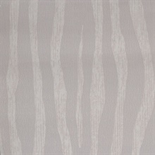 Burchell Bone Zebra Vertical Stipe Grit Wallpaper