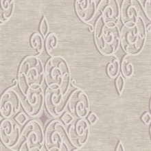 Burgundy Damask