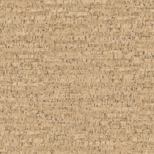 Burl Neutral Small Faux Cork Wallpaper