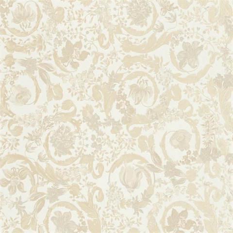 Butterscotch Empress Versace Italian Wallpaper