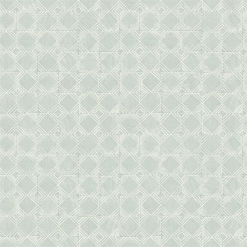 Button Block Aqua Geometric Wallpaper