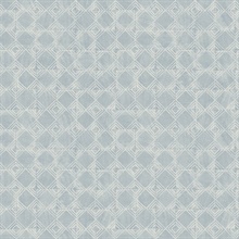 Button Block Blue Geometric Wallpaper