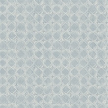 Button Block Blue Geometric Wallpaper