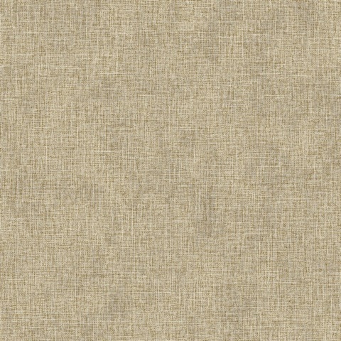 Buxton Brown Faux Weave Wallpaper