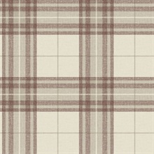 Cabin Check Rust Plaid Wallpaper
