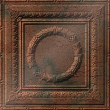 Caesar Ceiling Panels Aged Copper