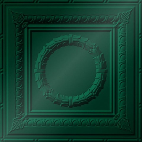 Caesar Ceiling Panels Metallic Green