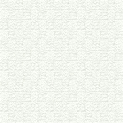 Calabash Dove Rope Basketweave Wallpaper