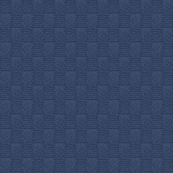 2927 Calabash Navy Blue Rope Basketweave Wallpaper