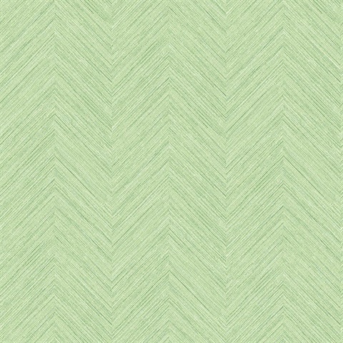 Caladesi Green Faux Textured Linen Wallpaper