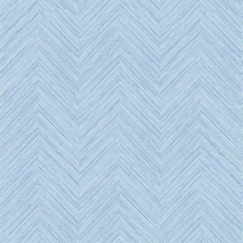 Caladesi Light Blue Faux Textured Linen Wallpaper