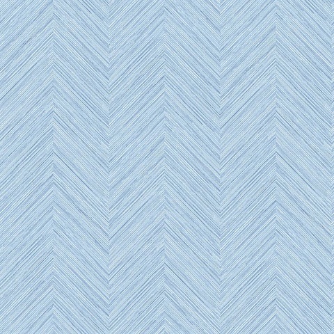 Caladesi Light Blue Faux Textured Linen Wallpaper