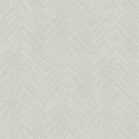Caladesi Light Grey Faux Textured Linen Wallpaper