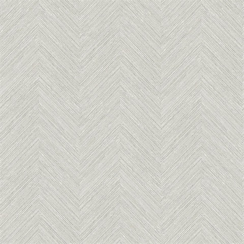 Caladesi Light Grey Faux Textured Linen Wallpaper