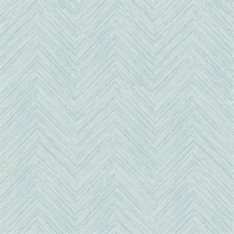 Caladesi Teal Faux Textured Linen Wallpaper