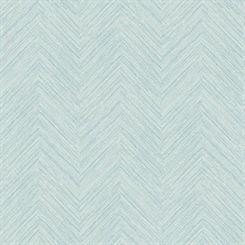 Caladesi Teal Faux Textured Linen Wallpaper