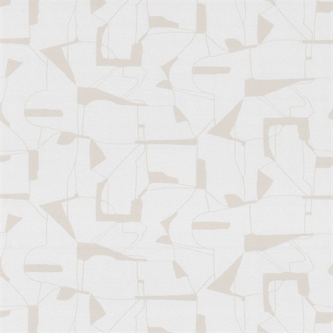 Calder Dove Abstract 54" Commercial Grade Wallpaper