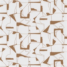Calder Gold Abstract 54" Commercial Grade Wallpaper