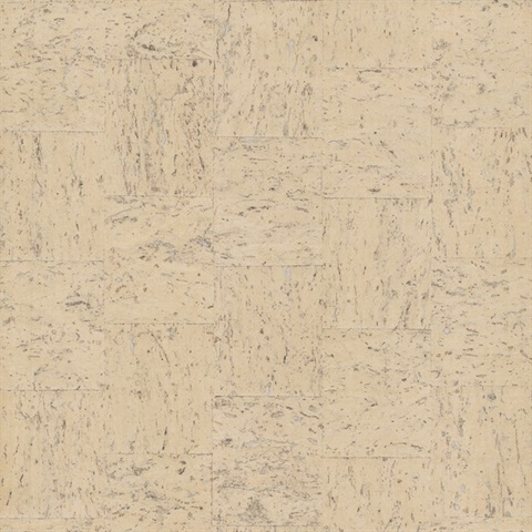 Caldera Cork Whitewash Wallpaper
