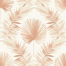 Calla Rust Painted Watercolor Palm Wallpaper