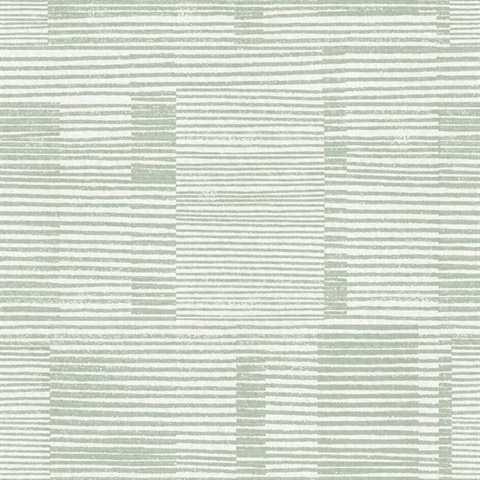 Callaway Green Distressed Bespoke Stripes Wallpaper