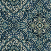 Cambridge Soirée Damask Medallion Wallpaper