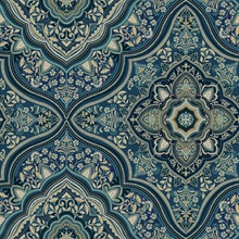 Cambridge Soirée Damask Medallion Wallpaper