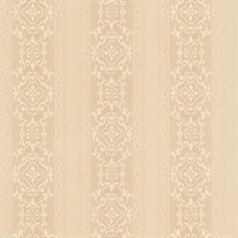 Camden Beige Ornate Stripe