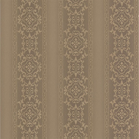 Camden Brass Ornate Stripe