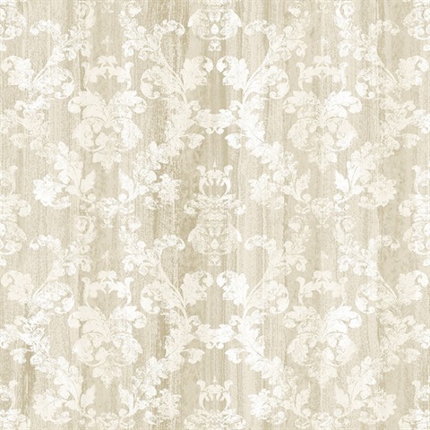 Camilia Beige Damask