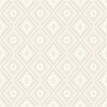 Camp Blanket Cream Southwest Wool Wallpaper