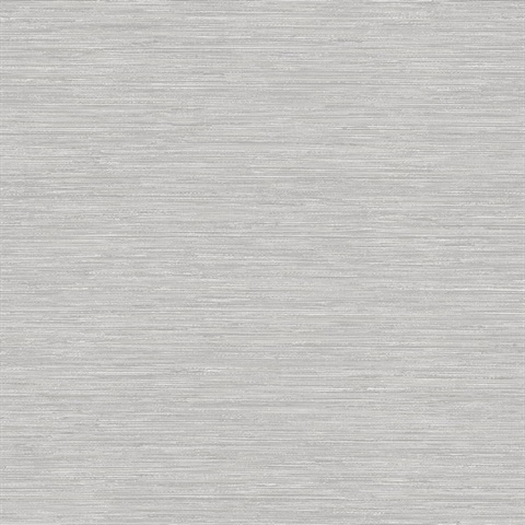 Cantor Grey Faux Grasscloth Wallpaper