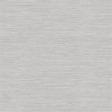 Cantor Grey Faux Grasscloth Wallpaper
