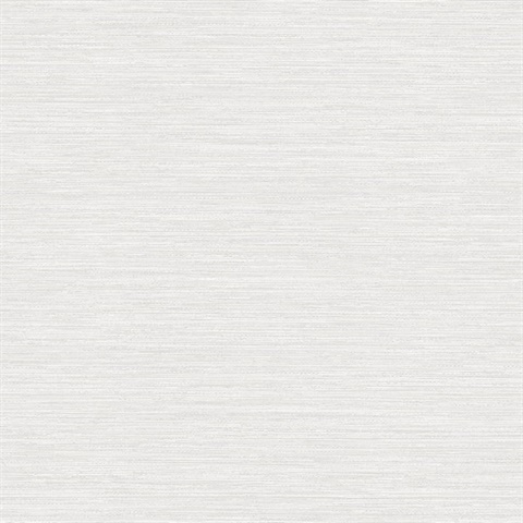 Cantor Light Grey Faux Grasscloth Wallpaper