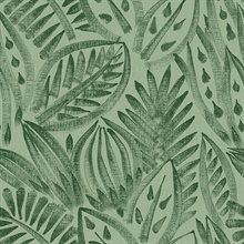 Canvas Palm Green Grove Peel and Stick Wallpaper