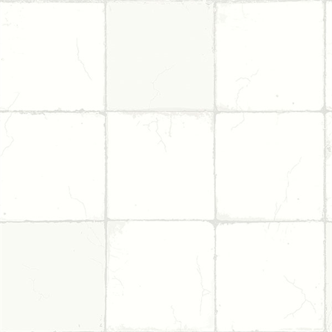 Capri Off-White Tiles Wallpaper