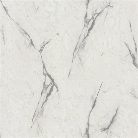 Cararra Pearl Shadow Marble Stone Wallpaper