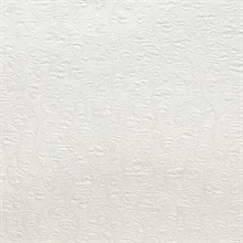 Carlotta Beige Textured Scroll Wallpaper