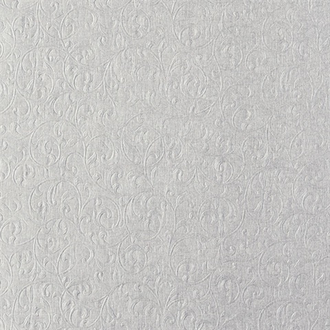 Carlotta Olive Textured Scroll Wallpaper