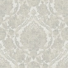 Carnegie Silver Damask