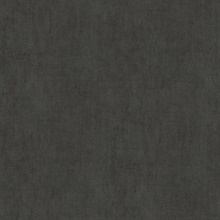 Carrero Black Plaster Faux Solid Textured Texture Wallpaper