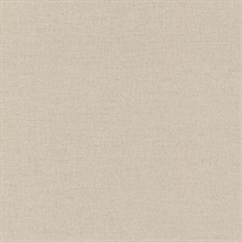 Carroll Beige Canvas Texture Wallpaper