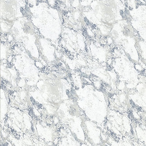 Carson White Marble Wallpaper