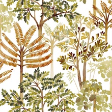 Cascade New Penny Moss Leaf Wallpaper