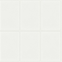 Cashew Faux Stitched Leather Wallpaper