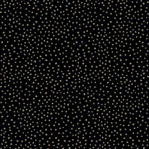 Cassie Gold Petite Polka Dots Wallpaper