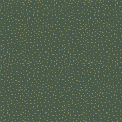 Cassie Green Petite Polka Dots Wallpaper